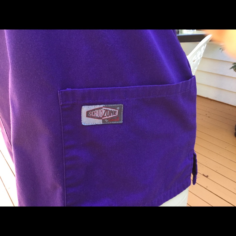 Purple medium size scrub top